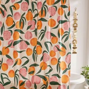 Urban Outfitters Peaches Shower Curtain